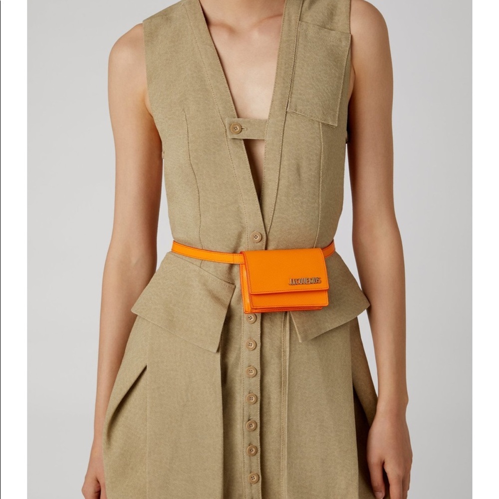 JACQUEMUS La Ceinture Bello Leather Belt Bag (NWT)